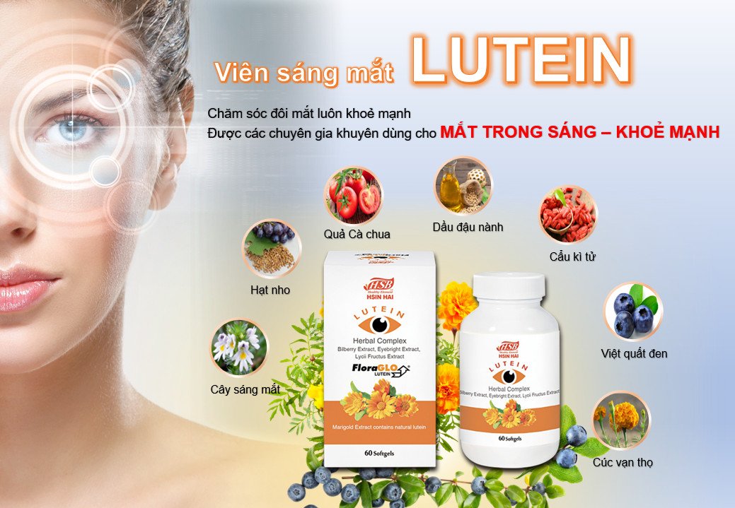 Viên uống sáng mắt lutein herbal