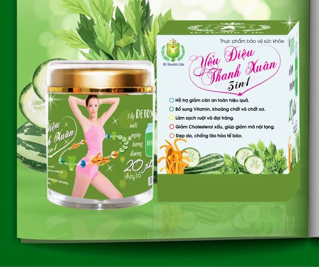 Detox Giảm cân Yểu điệu thanh xuân 3 in 1